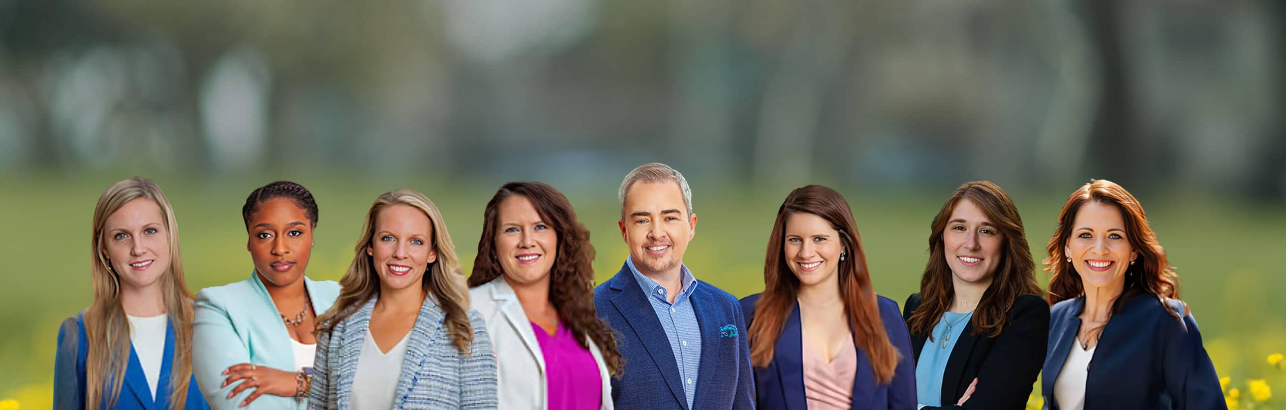 Group photo of the firm's attorneys and staff